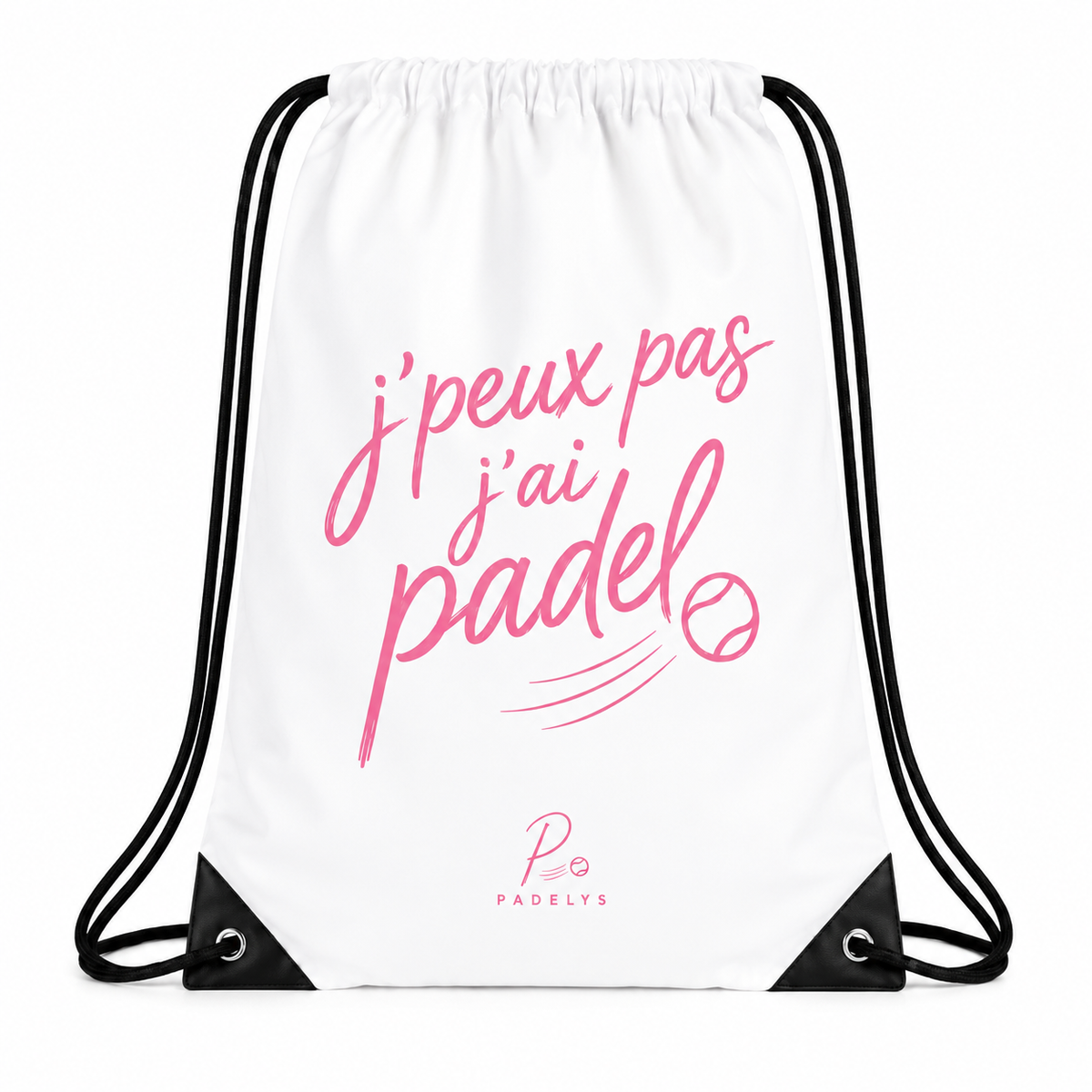 Sac à cordon “J’peux pas j’ai padel”